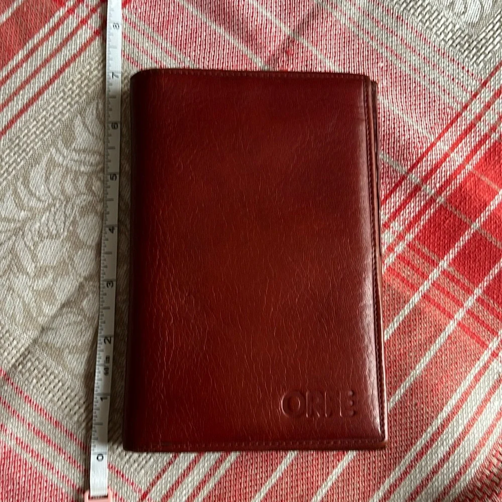 ORFE men’s large brown genuine leather wallet